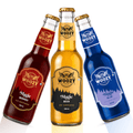 Woozy Variety Pack | Functional Beverage Sampler | 0% Alcohol | Magic Beer, Blue & Berries | Pack of 3