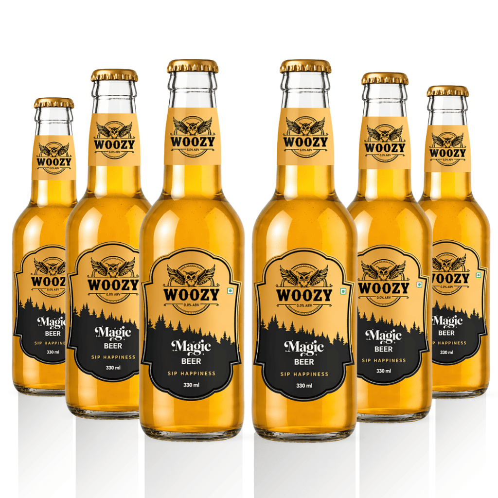 Woozybar Magic Beer – India’s Best Non Alcoholic Beer (Lager Buzz, 0% Alcohol)