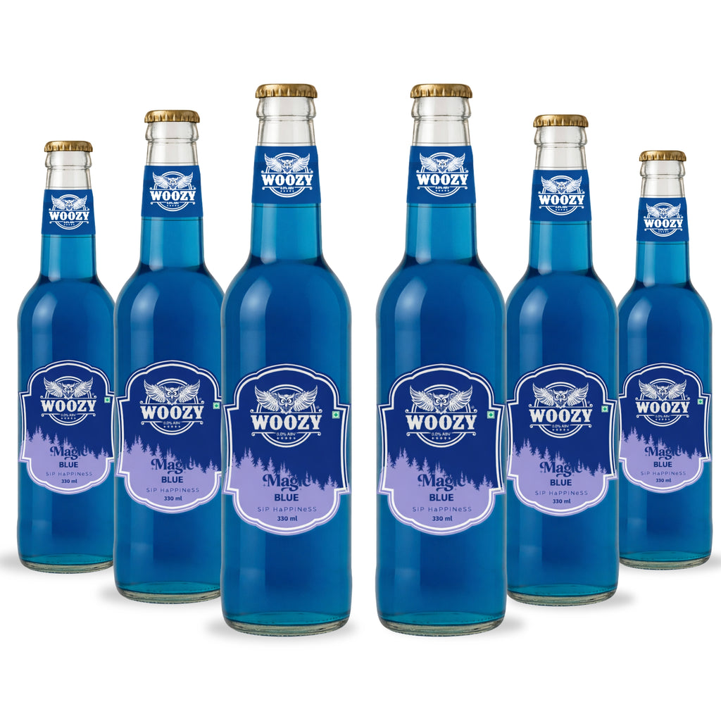 Woozybar Magic Blue – India’s Best Non Alcoholic Beer (Blueberry Vanilla Buzz)