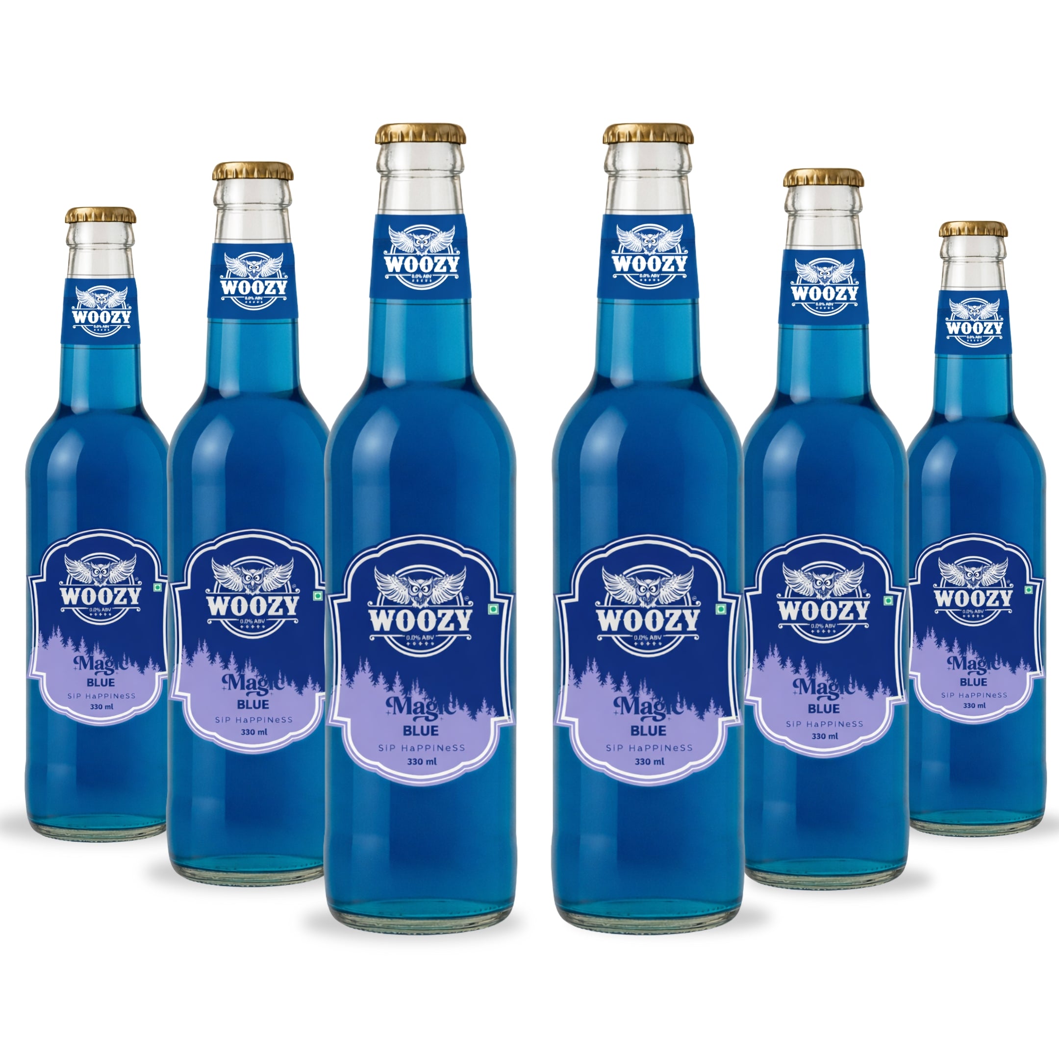 Woozybar Magic Blue – India’s Best Non Alcoholic Beer (Blueberry Vanilla Buzz)
