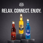 Woozybar Magic Beer, 0% Alcohol, Real Beer Taste & Buzz Feeling Glass Bottle (2 x 330 ml)