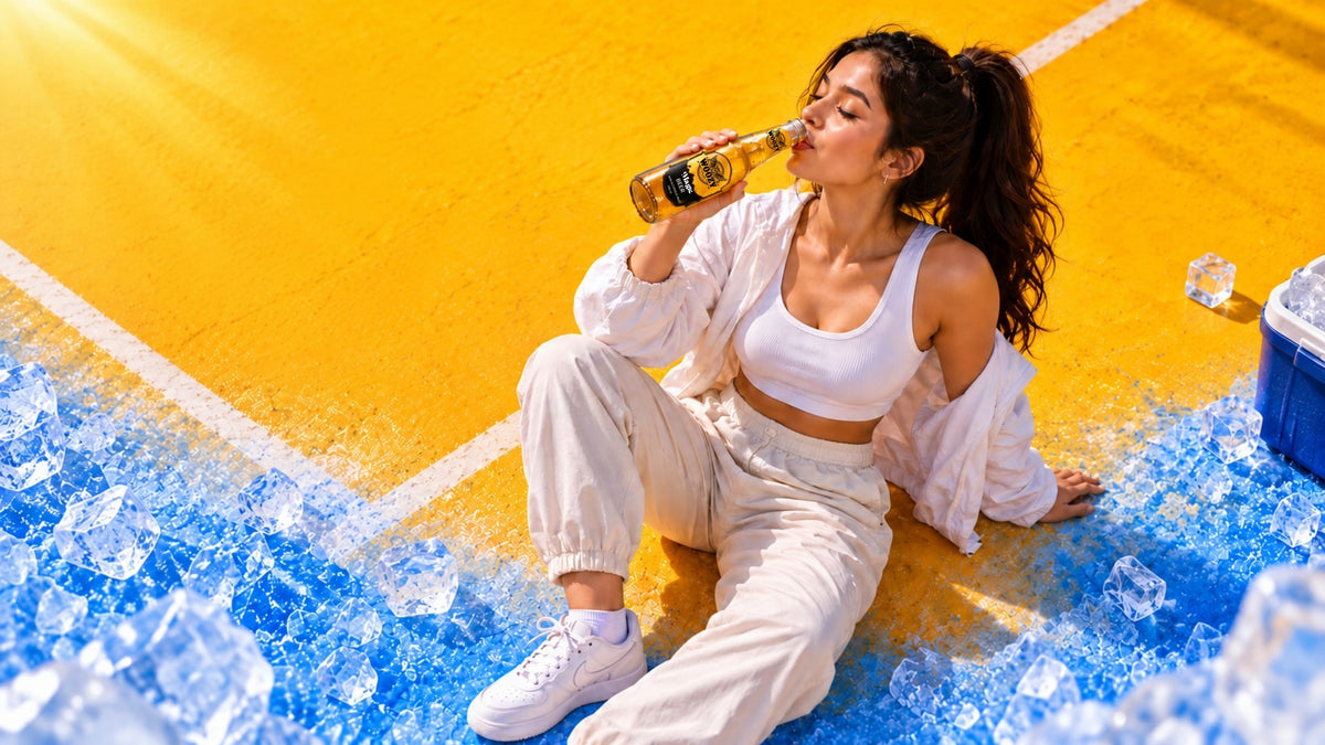 Woozy beverage banner