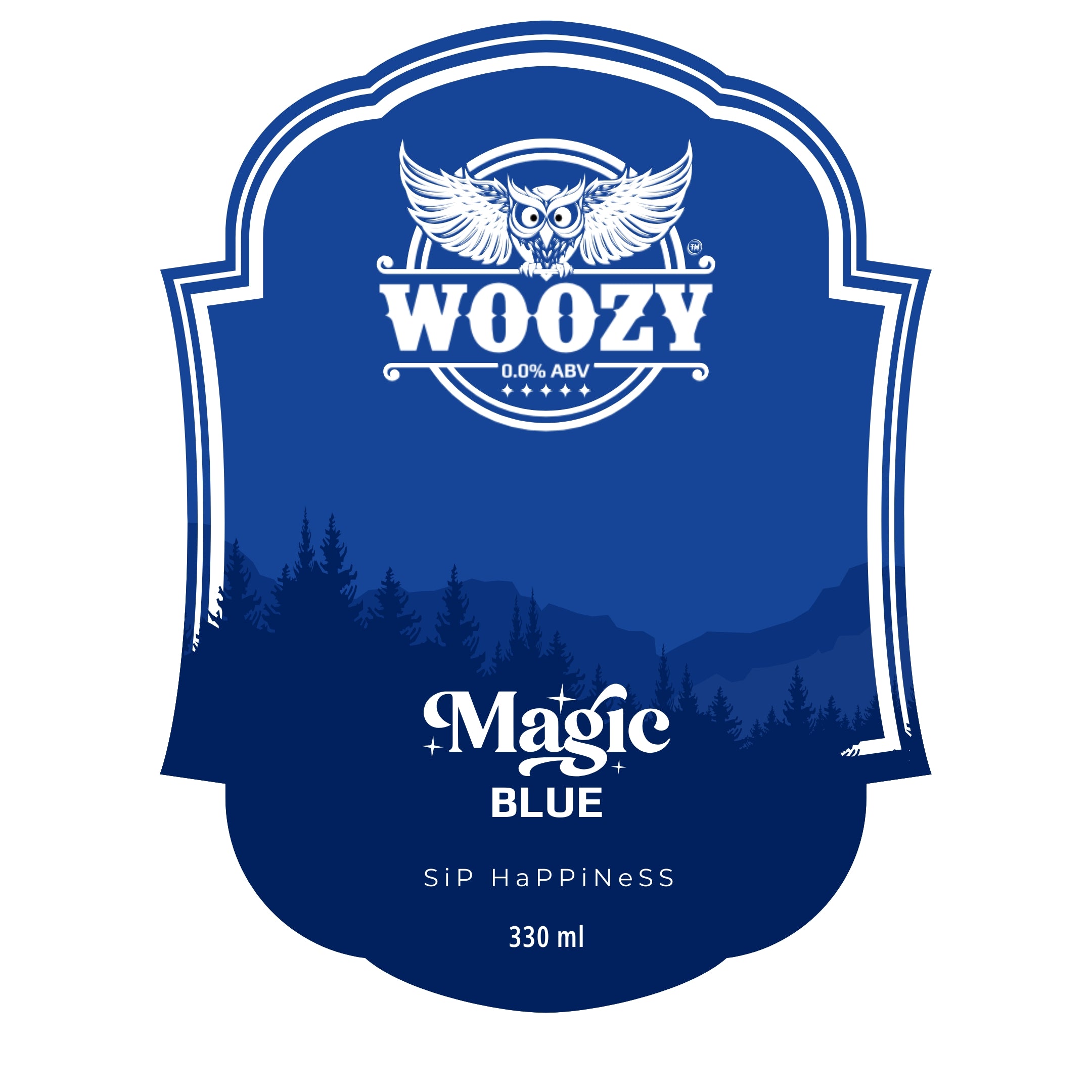 Woozybar Magic Blue – India’s Best Non Alcoholic Beer (Blueberry Vanilla Buzz)